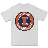 Dove Grey illinois fighting illini Premium Tee - linhVisuals
