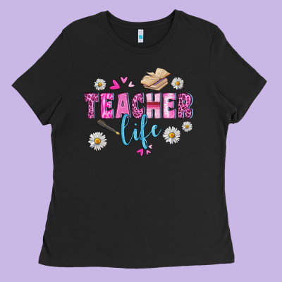 Teacher Life Ladies Tee Designed By Bundleandbundleshop
