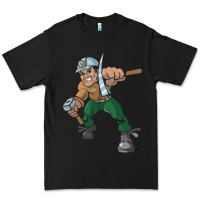 Black montana technological university orediggers vectorized Premium Tee - linhVisuals