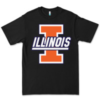 Black illinois fighting illini Premium Tee - linhVisuals