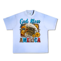 Grape Ice God Bless America Urban Heavy Tee - LillyAllenDesigns