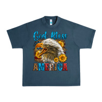 Midnight Navy God Bless America Urban Heavy Tee - LillyAllenDesigns