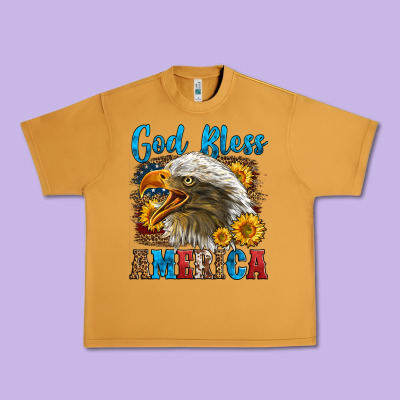 God Bless America Urban Heavy Tee Designed By Lillyallendesigns