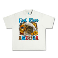 Pistachio God Bless America Urban Heavy Tee - LillyAllenDesigns