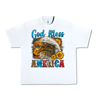 White God Bless America Urban Heavy Tee - LillyAllenDesigns