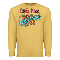 Antique Gold little miss third grade Premium Sweatshirt - Jasminsmagicworld