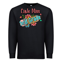 Black little miss third grade Premium Sweatshirt - Jasminsmagicworld