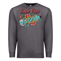 Charcoal Heather little miss third grade Premium Sweatshirt - Jasminsmagicworld