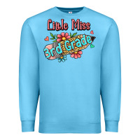 Ocean Blue little miss third grade Premium Sweatshirt - Jasminsmagicworld