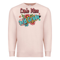 Pale Pink little miss third grade Premium Sweatshirt - Jasminsmagicworld