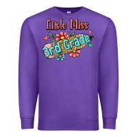 Purple little miss third grade Premium Sweatshirt - Jasminsmagicworld
