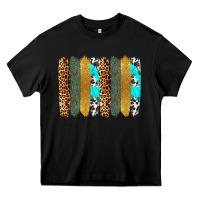 Black western brushstrokes Heavy Core Tee - OliviaCreatesArt