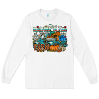 White pumpkin farm Long Sleeve Tee - SublimationCraftShop