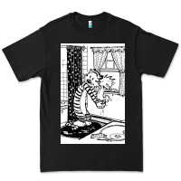 Black calvin Premium Tee - linhVisuals