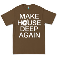 Cacao make house deep again house music turntable t shirt Premium Tee - linhVisuals