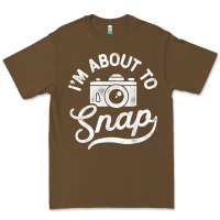 Cacao i'm about to snap photography photographer camera men women t shirt Premium Tee - linhVisuals