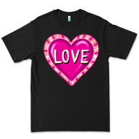 Black valentine's day hearts Premium Tee - FaDigitalArtStudio