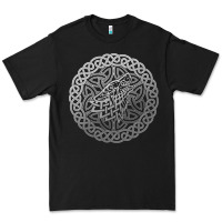 Ireland Celtic Knotwork Design Ornament Wolf Original Celtic Pullover Premium Tee | Teevron