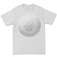 Dove Grey ireland celtic knotwork design ornament wolf original celtic pullover Premium Tee - linhVisuals