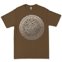 Cacao ireland celtic knotwork design ornament wolf original celtic pullover Premium Tee - linhVisuals