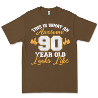 90th Birthday Novelty Gift Awesome 90 Year Old T Shirt Premium Tee | Teevron