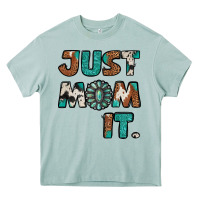 Arona just mom it cowhide turquoise Heavy Core Tee - Jasminsmagicworld