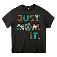 Asphalt just mom it cowhide turquoise Heavy Core Tee - Jasminsmagicworld