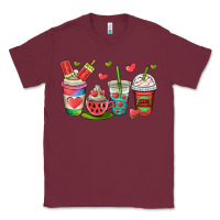 Burgundy watermelon summer coffee cups Classic Tee - OliviaCreatesArt