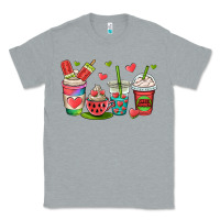 Heather Grey watermelon summer coffee cups Classic Tee - OliviaCreatesArt