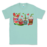 Seafoam watermelon summer coffee cups Classic Tee - OliviaCreatesArt