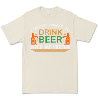 Bone i just want to drink with my friends Premium Tee - linhVisuals