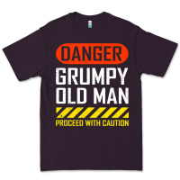 Plum funny danger grumpy old man sarcastic saying, retirement t shirt Premium Tee - linhVisuals