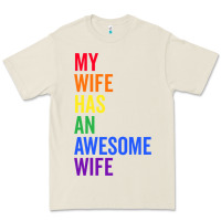 Bone my wife has an awesome wife funny lesbian wedding gift t shirt Premium Tee - linhVisuals