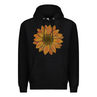 Black sunflower Premium Hoodie - Artiststas