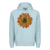 Blue Mist sunflower Premium Hoodie - Artiststas