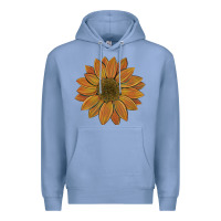 Colony Blue sunflower Premium Hoodie - Artiststas