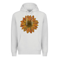 Dove Grey sunflower Premium Hoodie - Artiststas