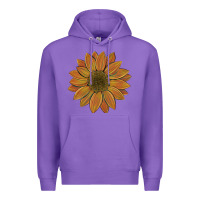 Purple sunflower Premium Hoodie - Artiststas