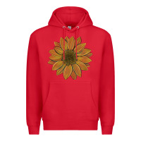 Red sunflower Premium Hoodie - Artiststas