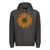 Smoke sunflower Premium Hoodie - Artiststas