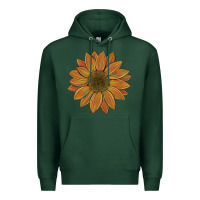 Sports Green sunflower Premium Hoodie - Artiststas