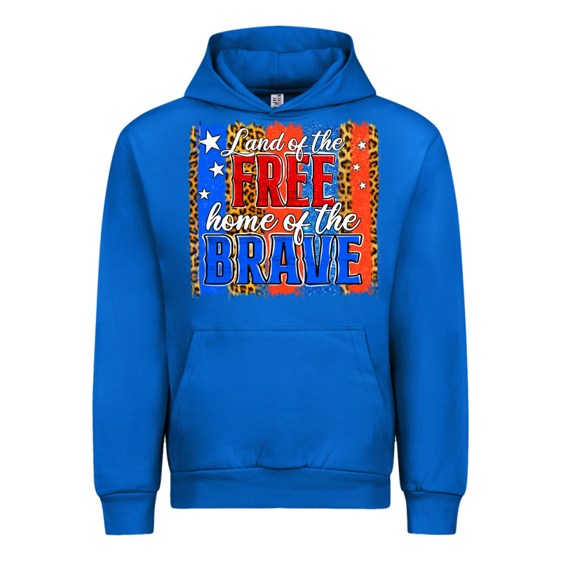 Land Of The Free 4th Of July Brushstroke Urban Hoodie by Jasminsmagicworld | Teevron