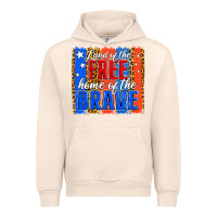 Sandshell Land of the Free 4th of July Brushstroke Urban Hoodie - Jasminsmagicworld
