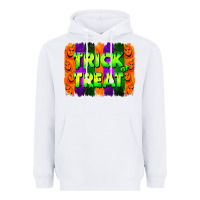 White trick or treat brushstroke Heavyweight Hoodie - Jasminsmagicworld