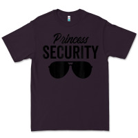 Plum princess security dad boyfriend husband pregnancy t shirt Premium Tee - linhVisuals