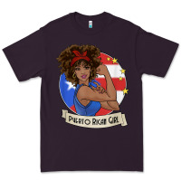 Plum puerto rican girl strong t shirt puerto rico pride boricua Premium Tee - linhVisuals