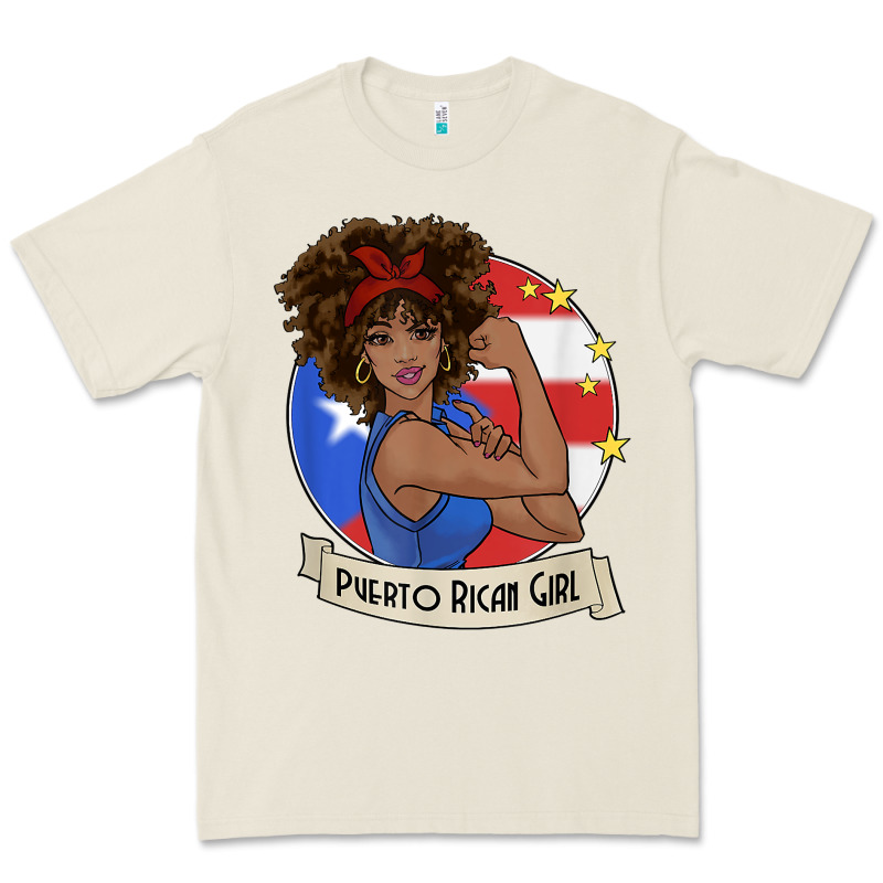 Puerto Rican Girl Strong T Shirt Puerto Rico Pride Boricua Premium Tee by linhVisuals | Teevron