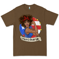 Cacao puerto rican girl strong t shirt puerto rico pride boricua Premium Tee - linhVisuals