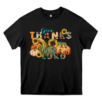 Black give thanks to the lord Heavy Core Tee - FaDigitalArtStudio