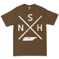 Cacao vintage nashville retro nsh cross t shirt Premium Tee - linhVisuals